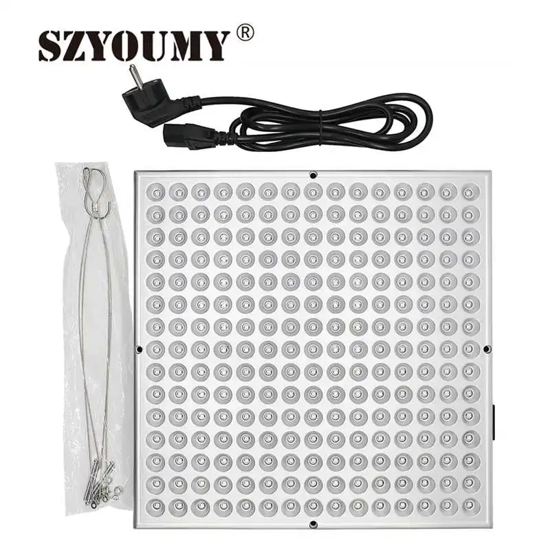 

SZYOUMY AC85-265V 14W 225 LED Lamp Plant Grow Light Panel Hydroponic Lamp 165 Red 60 Blue IP65 for Indoor Flower Vegetable Plant