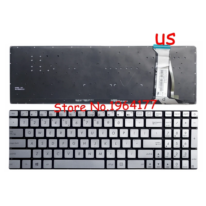 Новинка клавиатура с подсветкой для Asus N551VW N551ZU N551JX N551JB N551JK N551JM N551JQ N551JW G551VW G551JK N551 ноутбук клавиатура с подсветкой