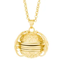 Расширяющийся фото медальон девушка ожерелье цепь для женщин кулон крылья Ангела Подарок Украшение Ювелирные изделия Золотое ожерелье