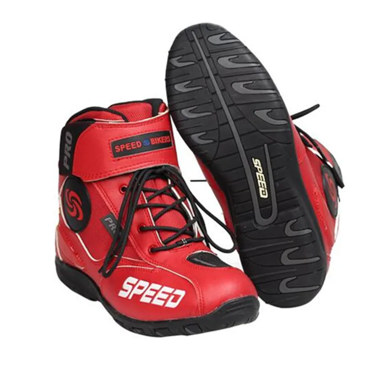 

PRO-BIKER motorcycle racing wear warm boots knight riding motorcycle protective BLACK RED WHITE 3color boots shoes A007 38-45