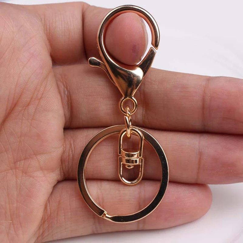 

5 Pcs/Lot Metal Carabiner Clip Style Spring Key Chain Key Ring Silver Color Stainless Steel Sleutelhanger Ring Useful Decoration