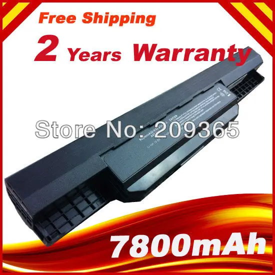 7800 мАч 9 ячеек Аккумулятор для ноутбука ASUS K53 серии K53BY K53J K53JE K53JN K53S K53SD K53SN K53TA K43JS K43SC