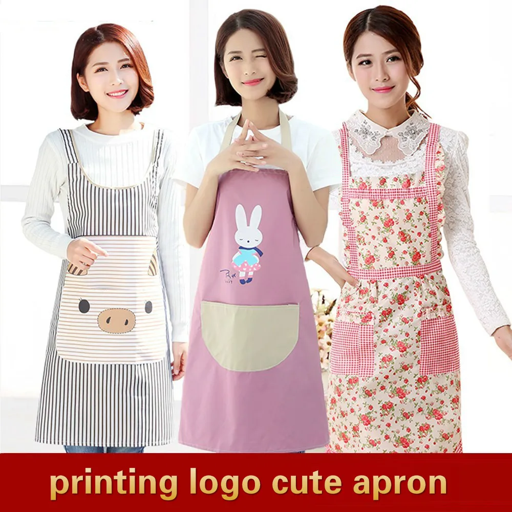 

Neck Apron Unisex Kitchen Cute Animals Chef Men Women Cooking Barbers Work Wear Pop Pub Bar Wholesale Tablier Cuisine Delantal