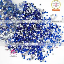 Сапфир про качество 1.5 мм граненый круглый Стразы для Дизайн ногтей 240000 шт.(21 цвет имеющиеся