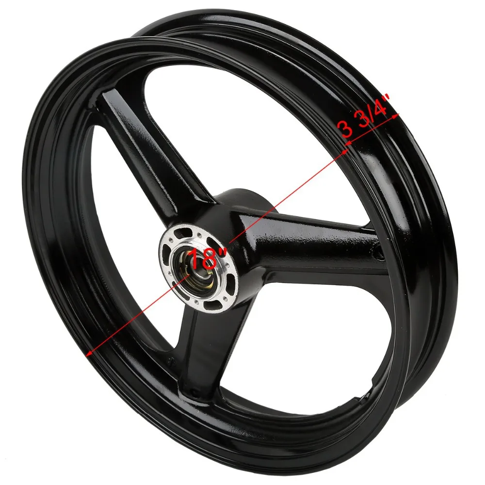 Черный сплав переднего колеса обода для HONDA CB400 VTEC 1993 1998 1997 1996 1995 1994|rim plate|rims for sports