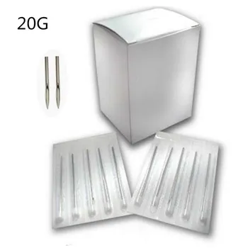 

100pcs 20G Disposable Body Piercing Needles Sterile Steel For Navel Ear Nose Lip Wholesale Supply