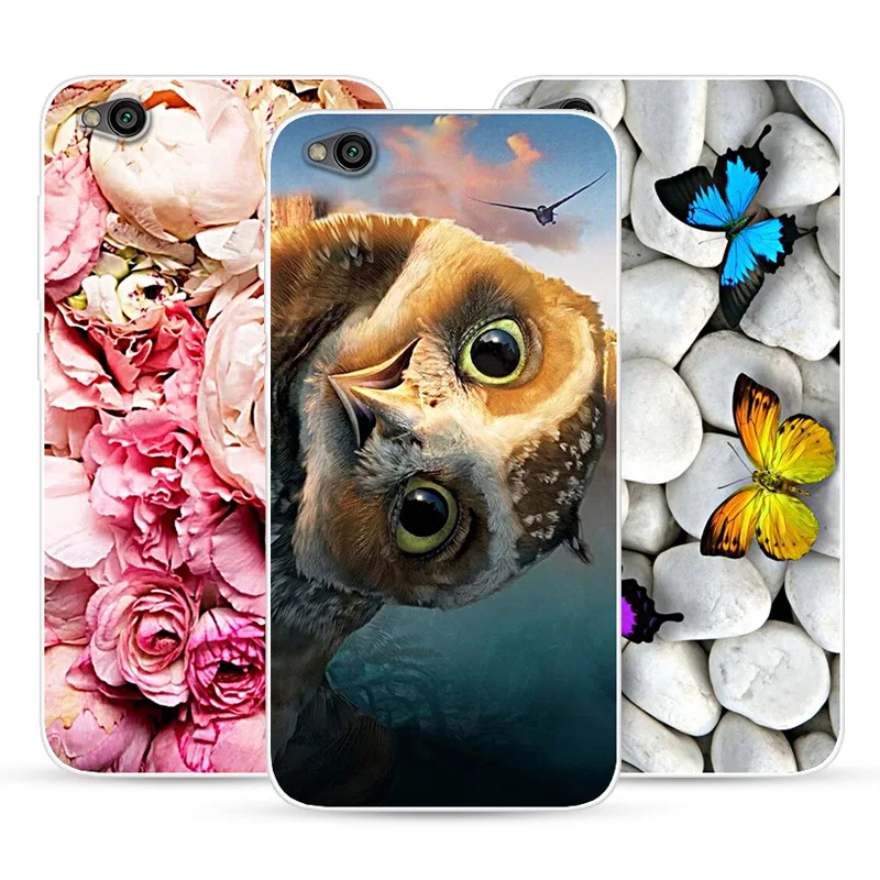 Phone Case For Xiaomi Redmi GO Soft Silicone Cute Cat Back Cover |
