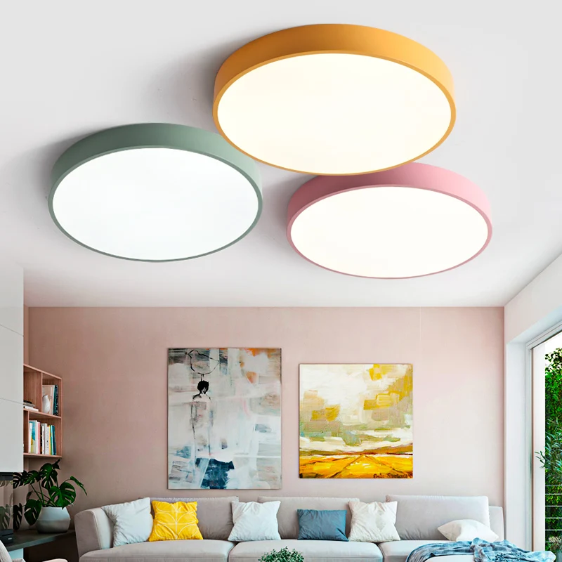 

2019 Time-limited Special Offer Sale Ce Abajur Ultra-thin Led Ceiling Lighting Lamps For The Living Room For Modern High 6cm