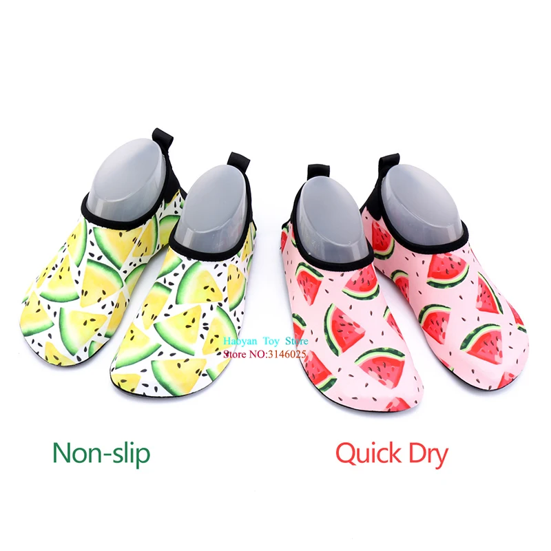 

New Style PIink Yellow Summer Slippers ChildrenBeach Shoes Non-slip Breathable Boys Girls Baby Swim Wading Shoes Indoor TX0058