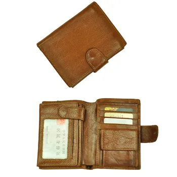 

2018 Men Crazy Horse Leather Wallet Cowhide Genuine Passport Clasp Card Holder Vintage Coin Purse Handmade Clutch