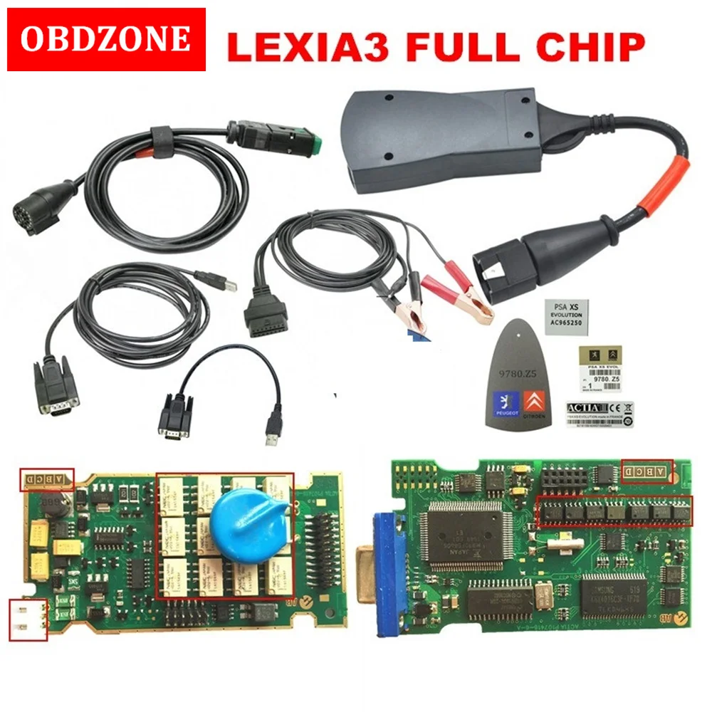 

Lexia-3 Scanner Lexia3 Full Chip V48 PP2000 V25 PSA XS Evolution With Diagbox V7.8.3 Software For Citroen/Peugeot