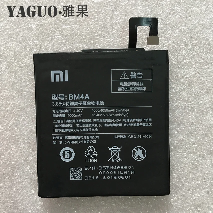 4000/4050 мАч BM4A для Xiaomi футляр для Hongmi Redmi Pro аккумулятор смартфон+ Бесплатные инструменты