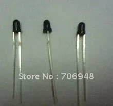 

free shipping 100pcs/lot 3mm black photo diode long life good quality