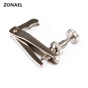 

ZONAEL Violin Silver Black Fine Tuner Chord Hook 1/4 1/2 3/4 4/4 Musical Instruments Violin Accessories Fine tuning VP009