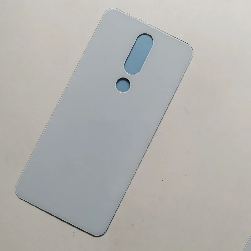 Задняя стеклянная панель для Nokia X5 5 1 Plus задняя крышка батарейного отсека