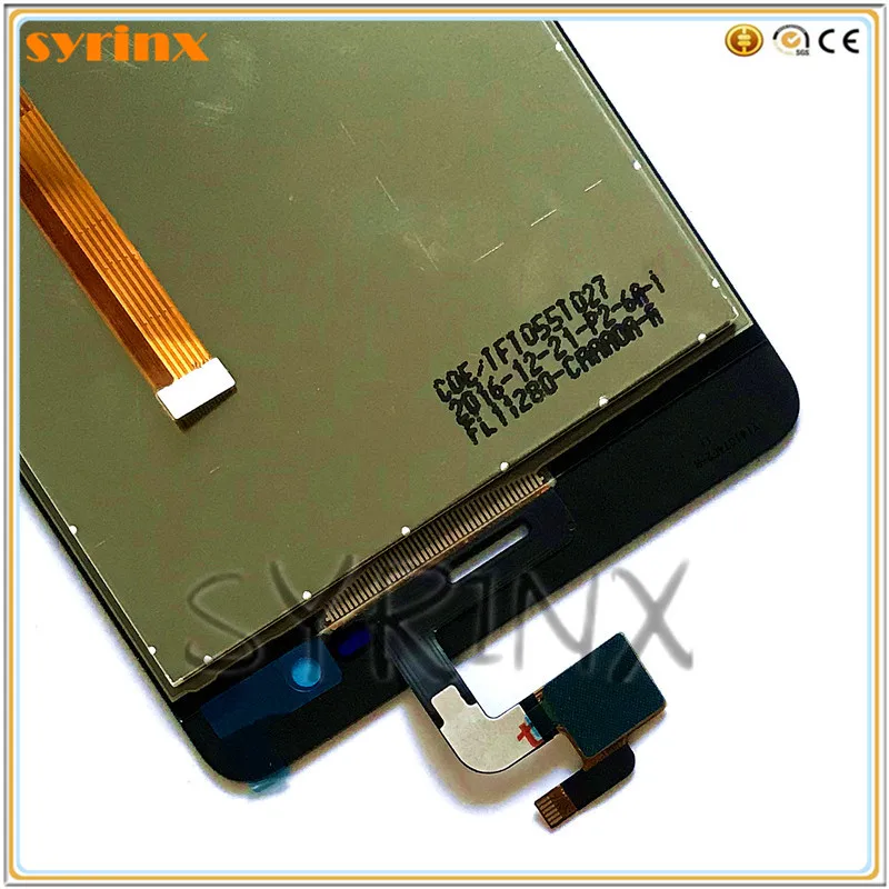 SYRINX+ лента для мобильного телефона ЖК-дисплей для Pretigio Grace R5 LTE psp5552 psp 5552 duo ЖК-дисплей кодирующий преобразователь сенсорного экрана в сборе