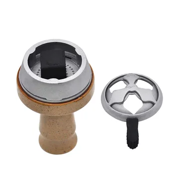 

5pcs Shisha Narguile Bowl Accessories Hookah Heat Keeper Heat Management Device Metal Charcoal Holder For Hookah