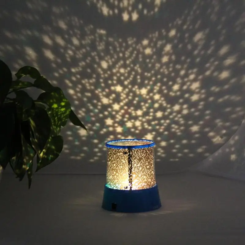 Stars Starry Sky LED Night Lamp Projector Moon Lamp Battery USB Bedroom Party Projection Lamp for Children's Night Light Gifts