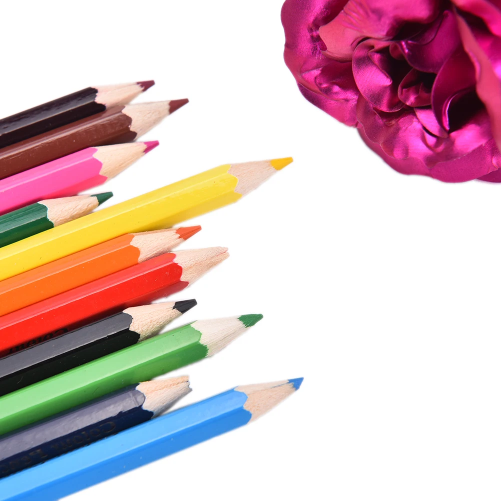 12PCS Colors Safe Non-toxic Students Colored Pencils School lapices de colores Stationery Professional Pencil Set For Drawing