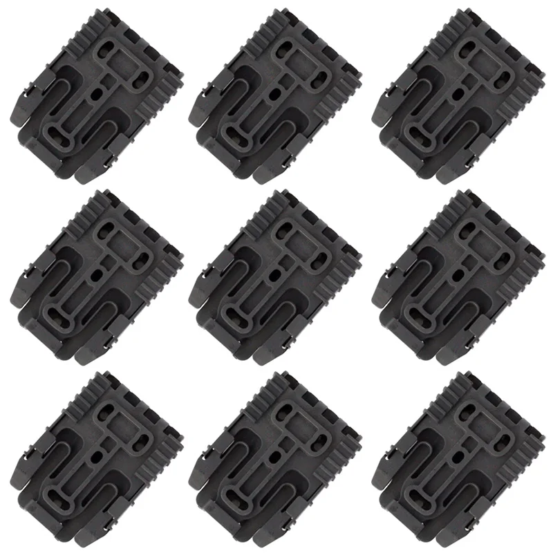 

9PCS Tactical Holster Quick Locking System QLS Kit With Locking Fork Mount Plate QLS 19 and QLS 22
