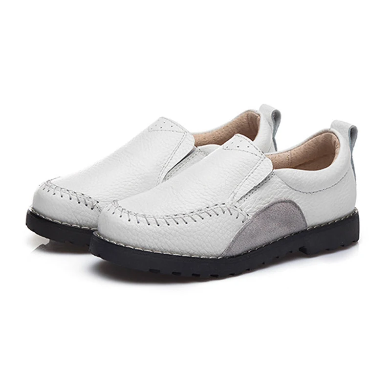 

NEXTAR growing fit leather shoes kids boy formal white girls shoes new girls loafers garon calcado menino enfant chaussure
