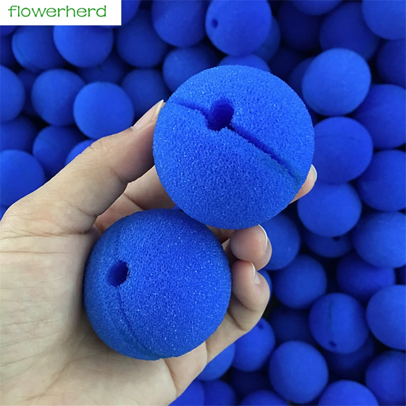 

10pcs Fun Blue Nose Foam Circus Clown Nose Comic Party Supplies Christmas Accessory Costume Magic Dress Party Supplies New Year