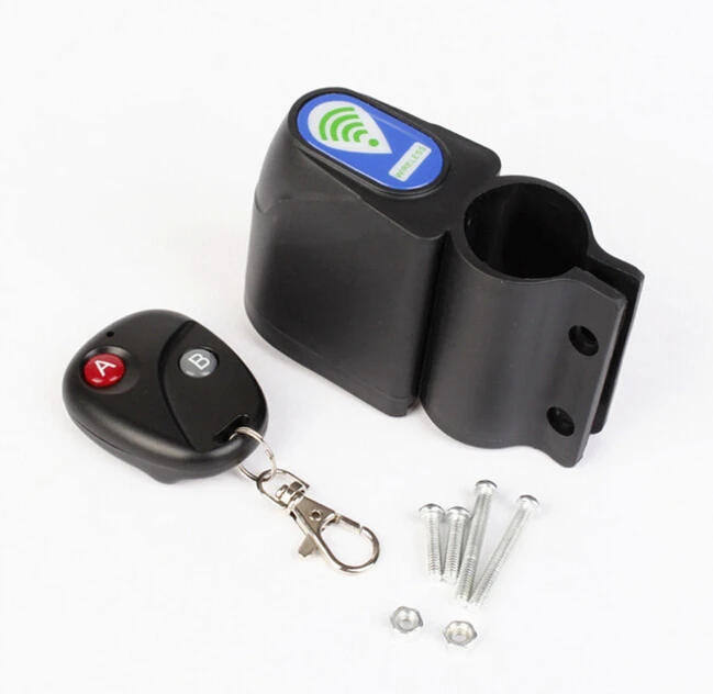 Burglar alarm remote alarm bicycle lock bike lock anti theft alarm
