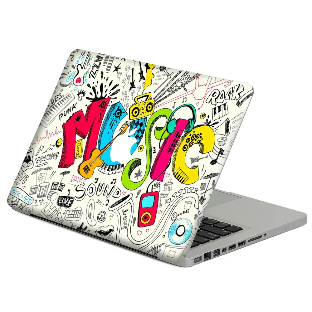 Rock Music Doodle наклейка для ноутбука наклейка для MacBook Air Pro retina 11 \