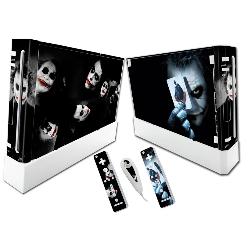 

For W ii Console Cover with Remotes Controller Skins For Nintend w ii skin sticker for w ii skin---0171