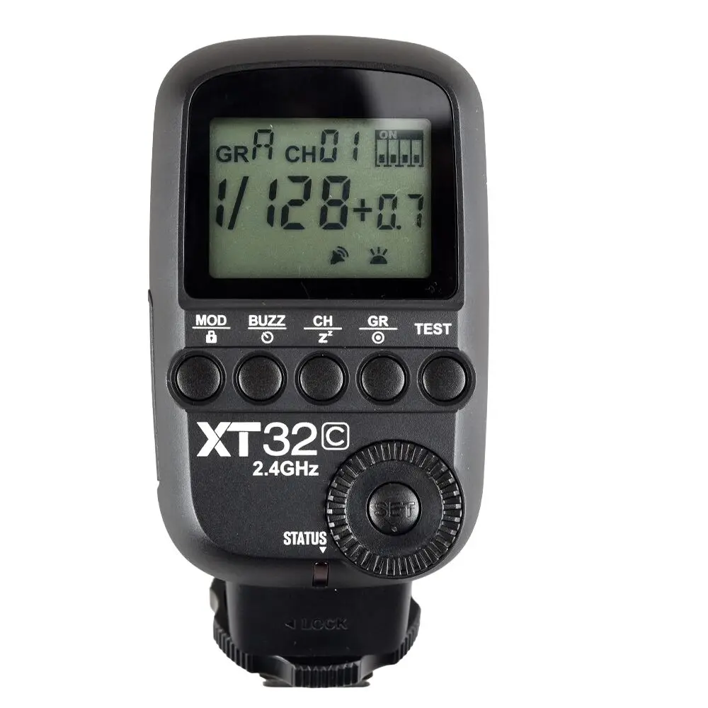 

Godox XT32C 2.4G Wireless 1/8000s High-speed sync Flash Trigger Transmitter for Canon DSLR Cameras
