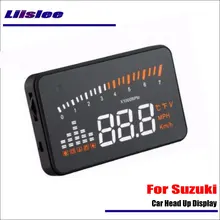 Liislee для Suzuki Jimny- автомобиля OBD2 превышение скорости Предупреждение головой вверх Дисплей САФТ вождения экранный проектор отражают свет