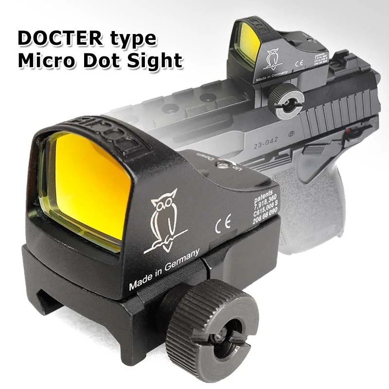 طبيب مايكرو ريد دوت جهاز الرؤية العاكس الادسنس التكتيكية التصوير المجسم البصر بندقية Riflescope بندقية مسدس هواء البصريات الصيد نطاقات