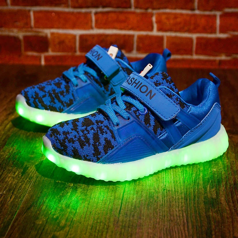 

Rechargeable Children's Glowing Sneakers with Backlight Led Light Shoes for Girls Boy schoenen Kids Luminous Sneakers