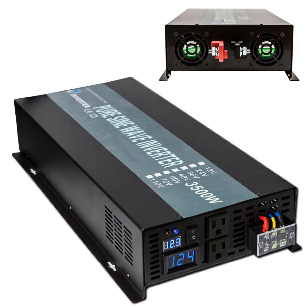 Pure Sine Wave Inverter 12 220 3500W Solar Inverter Car Power Inverter