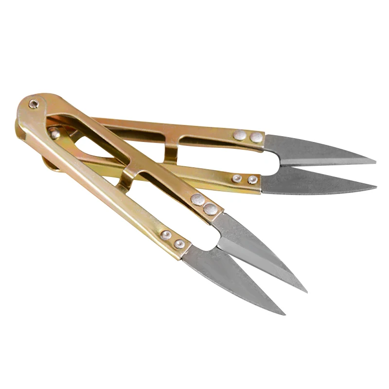 1Pcs U shaped Mini Scissors Portable Embroidery Sewing Tool Scissors