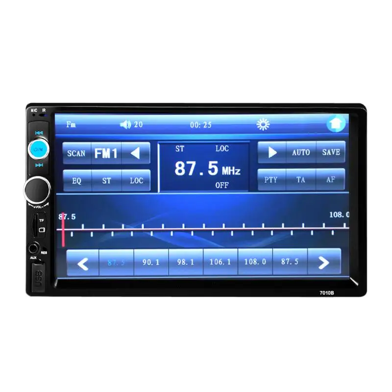 2DIN 7," HD в тире Автомобильный сенсорный экран Bluetooth стерео MP3 MP5