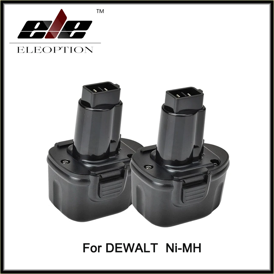 

Eleoption 2 x Extended 3000MAH 3.0AH 7.2V NI-MH BATTERY FOR DW925K2 DE9057,DE9085,DW9057