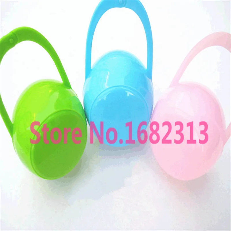 

1pcs Candy Silicone Baby Teether Pacifier Box Funny Infant Soother Pacy Dummy Orthodontic False Nipples Gift Baby Free Shipping