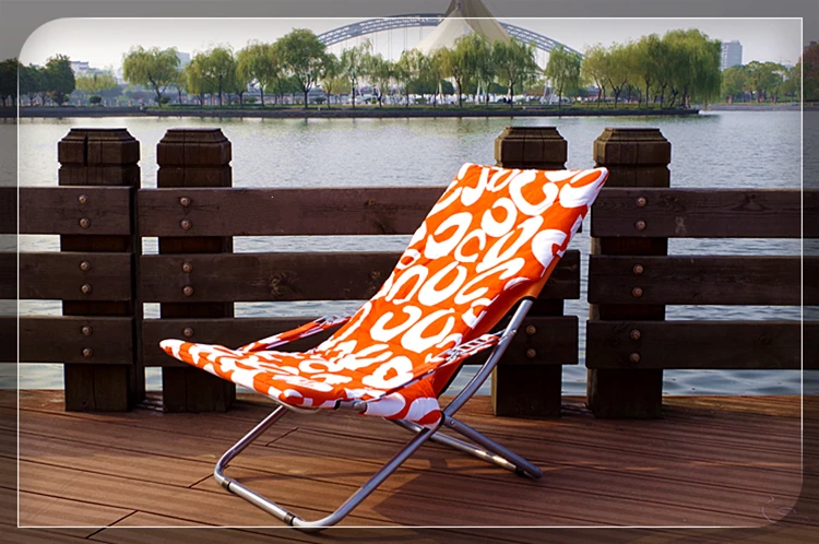 Открытый Модный шезлонг Балконный стул кемпинг складной легкий пляжный стул дышащий портативный ленивый стул для отдыха