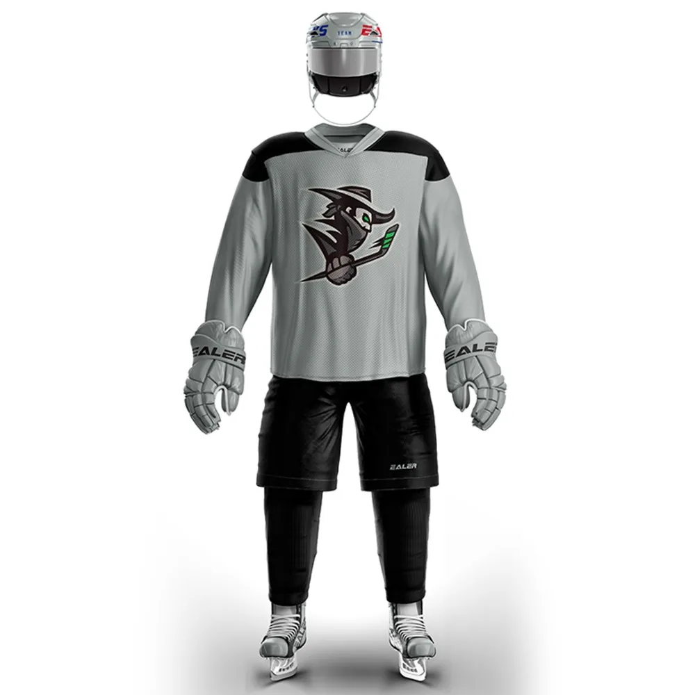 

JETS Free Shipping Vintage Ice Hockey Training Jerseys Set Print knights Logo Spot Cheap high quality H6100-4
