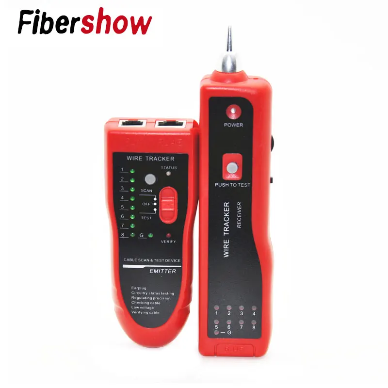 Кабельный тестер горячая Распродажа Cat5 Cat6 RJ11 RJ45 телефонный провод трекер тонер