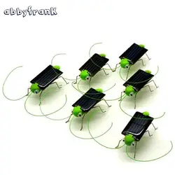 Abbyfrank зеленый Brinquedo солнечная игрушка на солнечных батареях Игрушка Кузнечик насекомых крикет устройство в виде жука для детей Juguetes Solares