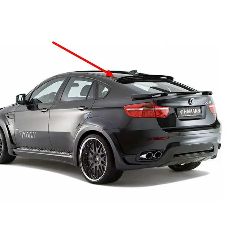 Для BMW X6 X серии X6 F16 Высокое качество ABS Материал Задний спойлер задний багажник Крыло загрузки губ Молдинг
