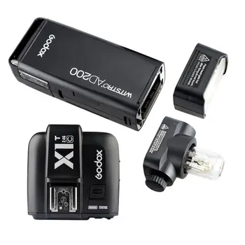 

Godox AD200 2.4G TTL HSS 1/8000s Flash Speedlite + X1T-C Transmitter For Canon