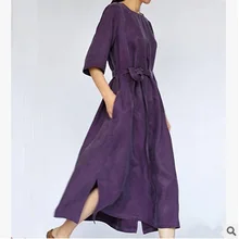 Новые продукты, включенные в список летом года, дизайн высокого класса свободные большие ярдов цвет меди шелковое женское платье