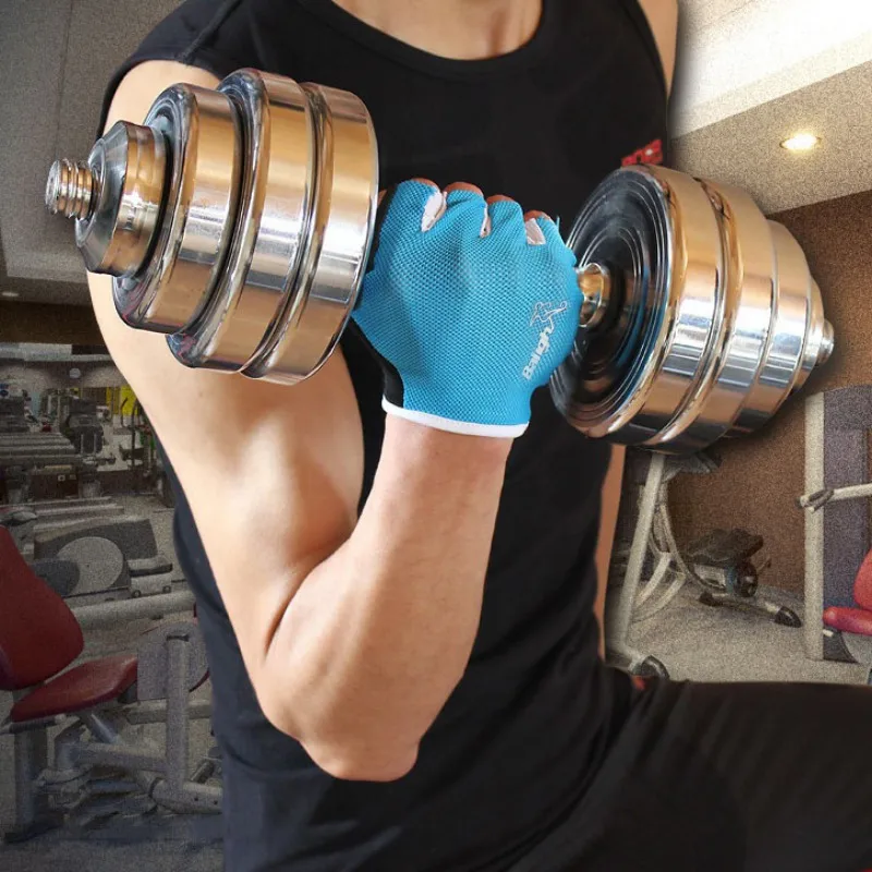 Fitness Gloves Bracers Dumbbell Instruments Bodybuilding Thin Breathable Non-slip Cycling Women/Men Body Building Sport Gloves