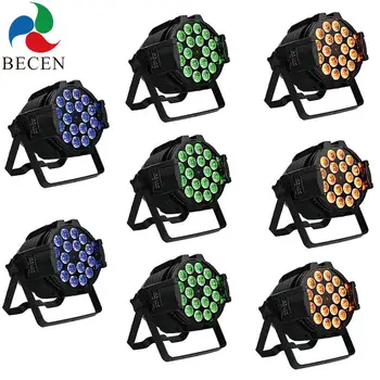 

8pcs free tax 18x18w 6in1 Indoor Par Light DJ Wedding Lights ship from US Warehouse