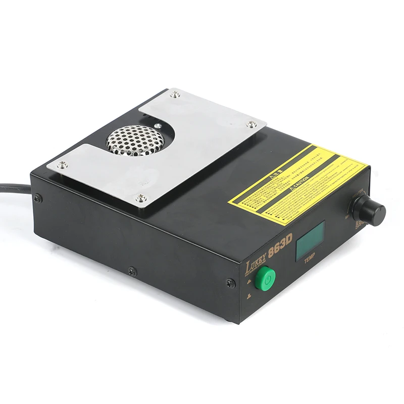 Паяльная станция LUKEY 863D ESD BGA цифровой предварительный нагреватель с постоянной