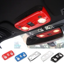 SHINEKA Car Styling ABS Roof Reading lamp Panel Covers Cabin Light Trims For Ford Mustang 2015 +