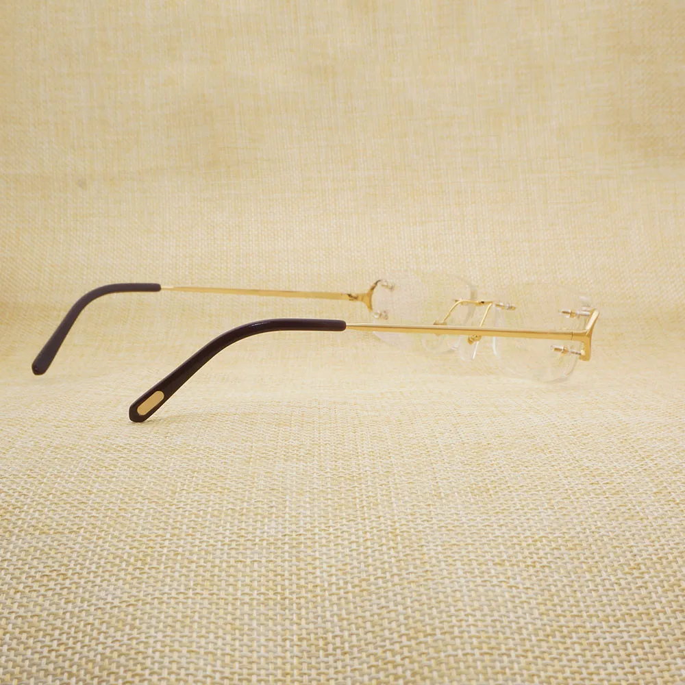 Винтажные без оправы, с прозрачными очками для мужчин Картер оправы для очков Заполните рецепт модные очки женские шикарные очки Рамка